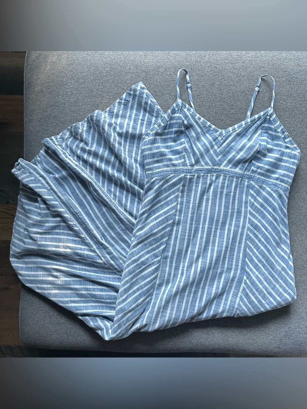 Athleta Stripe Wayfinder Maxi Dress Size 14